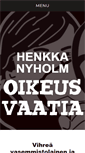 Mobile Screenshot of henkkanyholm.fi